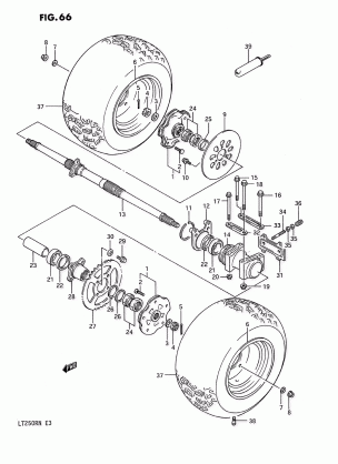 REAR WHEEL (MODEL H / J / K / L / M / N)