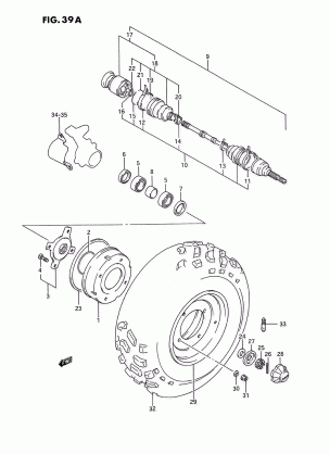 FRONT WHEEL (MODEL M / N)