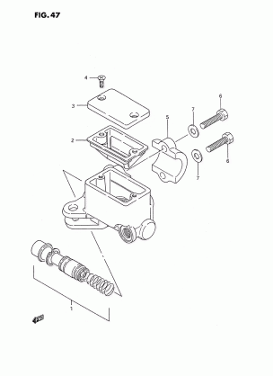 FRONT MASTER CYLINDER (MODEL J / K / L)