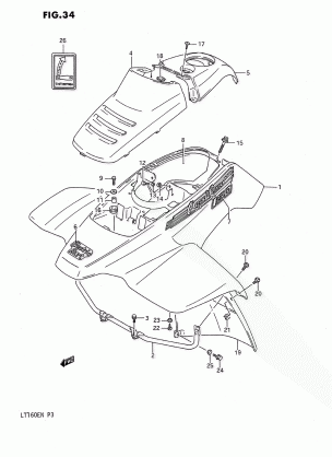 FRONT FENDER (MODEL K)