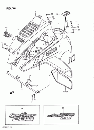 FRONT FENDER (MODEL H / J / K)