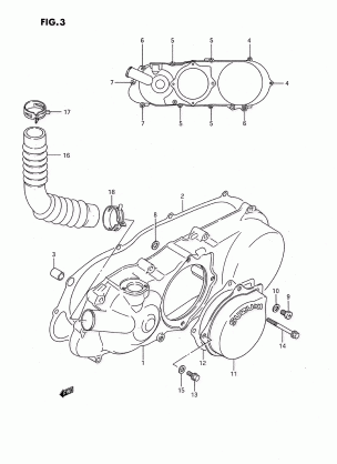 CRANKCASE LEFT COVER