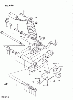 REAR SWINGING ARM (MODEL M / N / P)