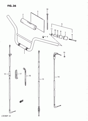 HANDLEBAR - CONTROL CABLE