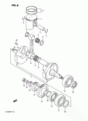 CRANKSHAFT (MODEL F / G)