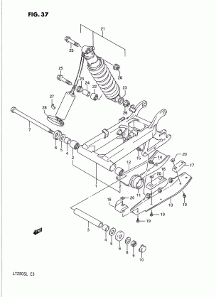 REAR SWINGING ARM