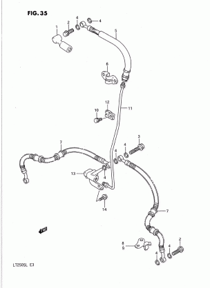 FRONT BRAKE HOSE