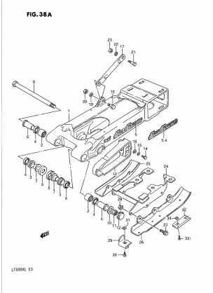 REAR SWINGING ARM (MODEL J / K / L)