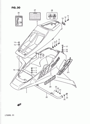 FRONT FENDER (MODEL H / J)