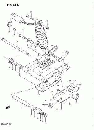 REAR SWINGING ARM (MODEL J / K / L)