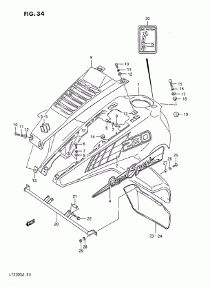 FRONT FENDER (MODEL H / J)