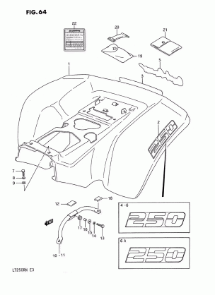 REAR FENDER (MODEL H / J / K / L)