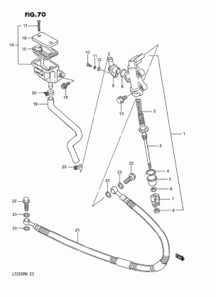 REAR MASTER CYLINDER (MODEL G)