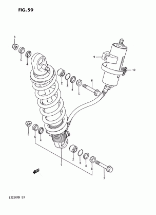 REAR SHOCK ABSORBER (MODEL F / G)