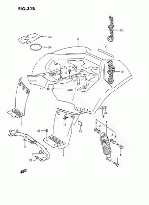 REAR FENDER (MODEL M / N / P / R / S)