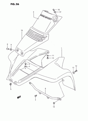 FRONT FENDER (MODEL H)