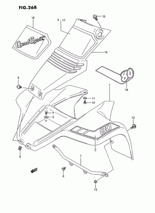 FRONT FENDER (MODEL M / N / P / R)