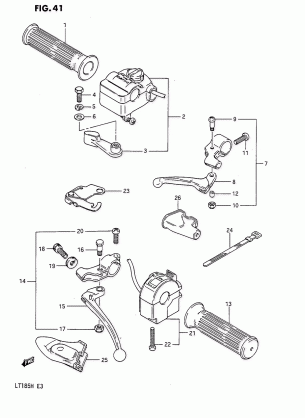 HANDLE SWITCH (MODEL E / F / G)