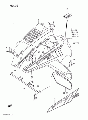 FRONT FENDER (MODEL F / G)