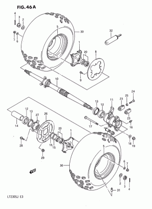 REAR WHEEL (MODEL J)