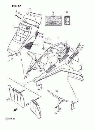 FRONT FENDER (MODEL H / J)