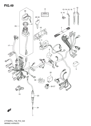 WIRING HARNESS (LT-F400FZL3 P33)