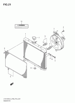 RADIATOR (LT-A750XL3 E33)