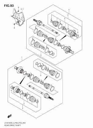 REAR DRIVE SHAFT