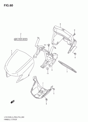 HANDLE COVER (LT-A750XL3 E28)