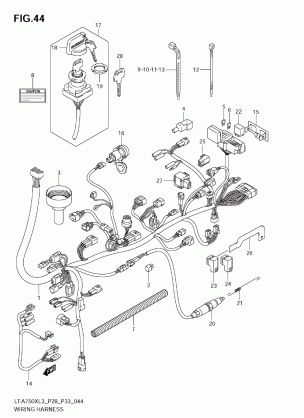 WIRING HARNESS (LT-A750XL3 E33)