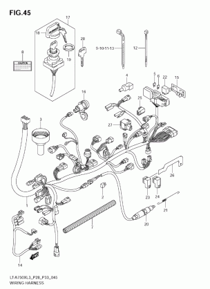 WIRING HARNESS (LT-A750XZL3 E33)