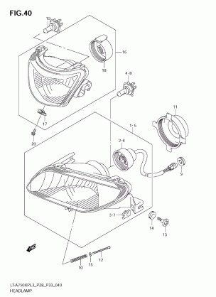 HEADLAMP (LT-A750XPL3 E33)