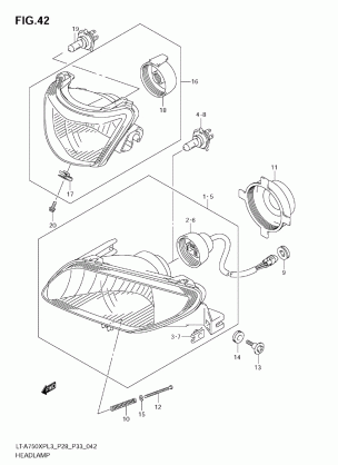 HEADLAMP (LT-A750XPZL3 E33)