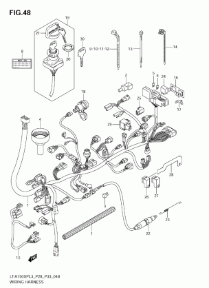 WIRING HARNESS (LT-A750XPL3 E33)