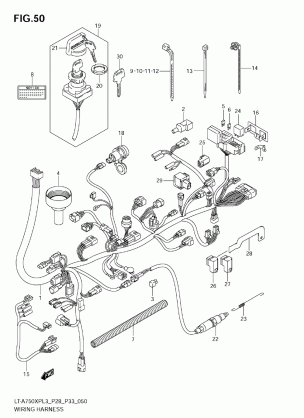 WIRING HARNESS (LT-A750XPZL3 E33)