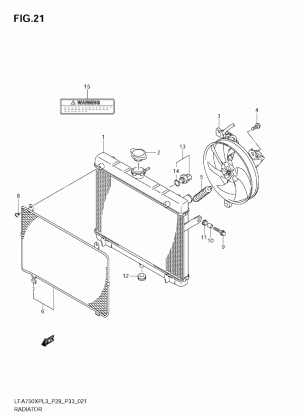 RADIATOR (LT-A750XPL3 E33)