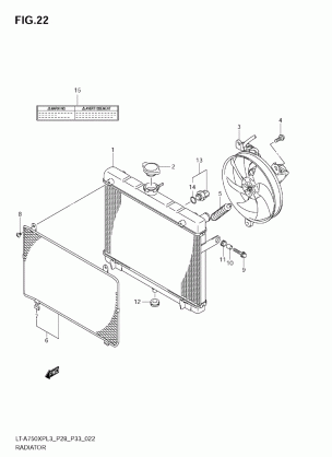 RADIATOR (LT-A750XPZL3 E28)