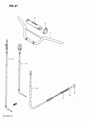 HANDLEBAR - CABLE