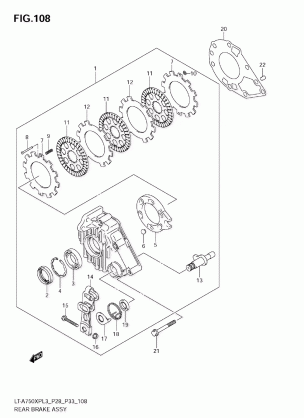 REAR BRAKE ASSY