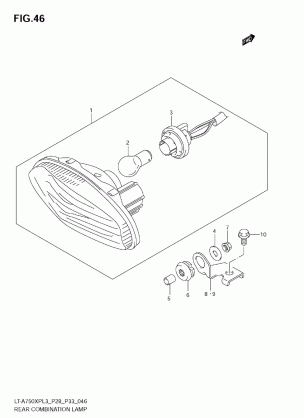 REAR COMBINATION LAMP (LT-A750XPZL3 E33)