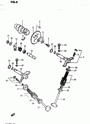 CAM SHAFT - VALVE