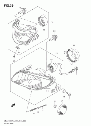 HEADLAMP (LT-A750XPL3 E28)