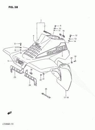 FRONT FENDER (MODEL F)