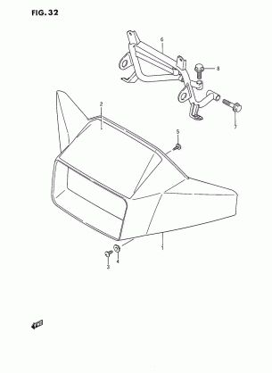 HEADLAMP HOUSING (MODEL H / J)