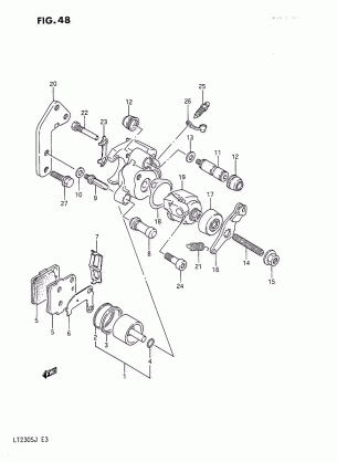 REAR CALIPER (MODEL H / J)