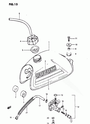 FUEL TANK (MODEL E)