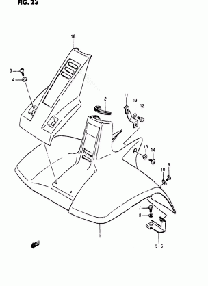 FRONT FENDER (MODEL H)