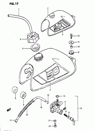 FUEL TANK (MODEL H)