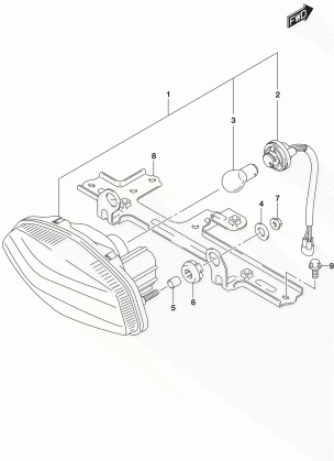 REAR COMBINATION LAMP (LT-A400FL8 P03)