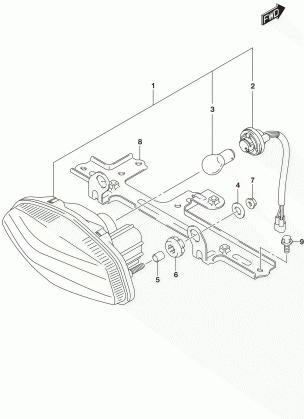 REAR COMBINATION LAMP (LT-A400FL8 P33)